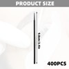 400 Pcs Disposable Lip Wands, Black Micropore Brushes, Disposable Micro