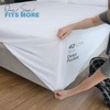 ACRALI HOME Single Fitted Sheet - White Bottom Sheet for