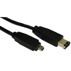 kenable Firewire IEEE 1394 4 Pin to 6 Pin Cable DV-OUT Camcorder Lead 1m