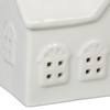 Relaxdays Ceramic Tea Light House, Light House for 1 Tea