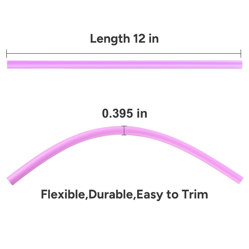 12 Inch Reusable Replacement Straws Compatible with Simple Modern Tumblers-40
