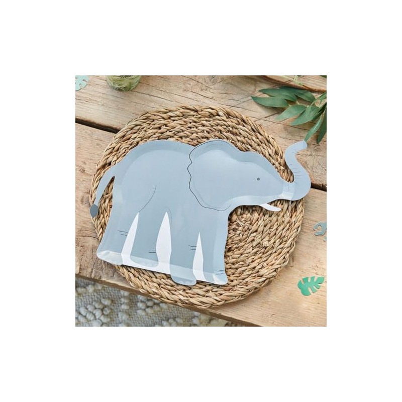 Ginger Ray 'Let's Go Wild' Jungle Theme Eco Friendly Elephant