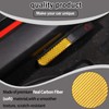Lcojicep Car Inner Emergency Door Lock Switch Sticker Compatible with