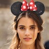 Jeffan Mouse Ears Headbands, Sequin Mouse Ears for Women, Shiny