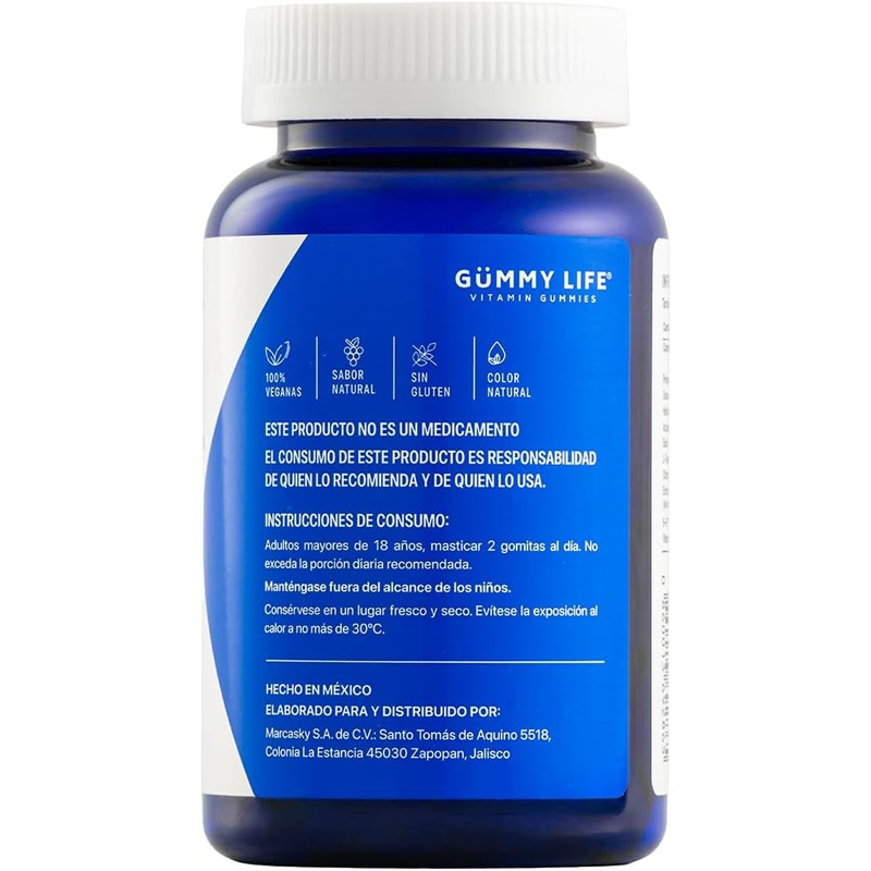Gomitas con Magnesio Gummy Life Zenup – Pack 60 unidades