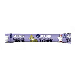 10 Sticks X 20g of Fazer Moomin (Blueberry & Raspberry) Filled Licorice Candy