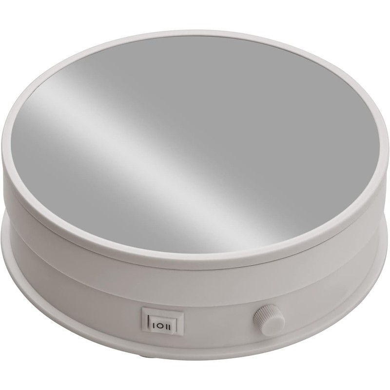Andoer 6-inch Mirror Display Turntable Stand Motorized 360° Rotating 17-30S/R