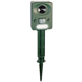 Exbuster Marder-Schreck: Ultraschall-Solar-USB-Tierschreck mit Blitzlicht und PIR-Sensor, IP44 (Tiervertreiber Ultraschall, Ultraschall Abwehr)