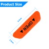 CGEAMDY 4 PCS Car Door Open Warning Reflective Stickers, Night