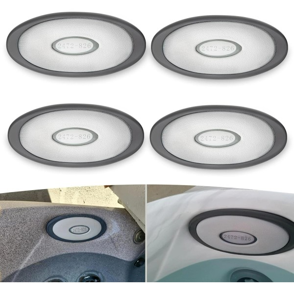 Bonbo 4-Pack 2472-826 Oval Pillow Insert & Back Mount for