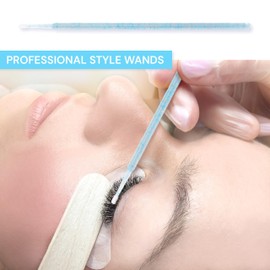 Apothie 200PCS Disposable Micro Applicator Brush (200 Pieces, Blue Crystal)– Lash Glue Microswabs for Eyelash Extensions, Cotton Brush Swab for Applying Makeup, Microfiber Tips