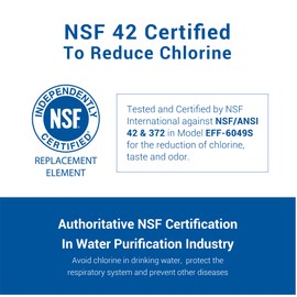 AQUA CREST 847200 Refrigerator Water Filter Replacement for Fisher & Paykel 847200, Fisher & Paykel Refrigerator Model Number E522, E422, E402, 2 Filters