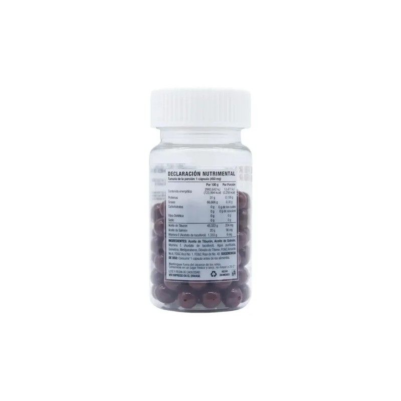 Tiburón Salmón Vitamina E 90 Cápsulas Dr. Will Rlax