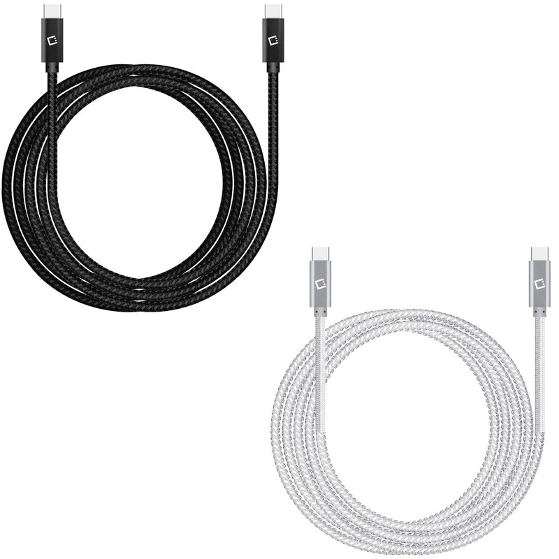 Dual USB-C/PD 60W Fast Charging Cord Compatible with Sony WF-SP800N