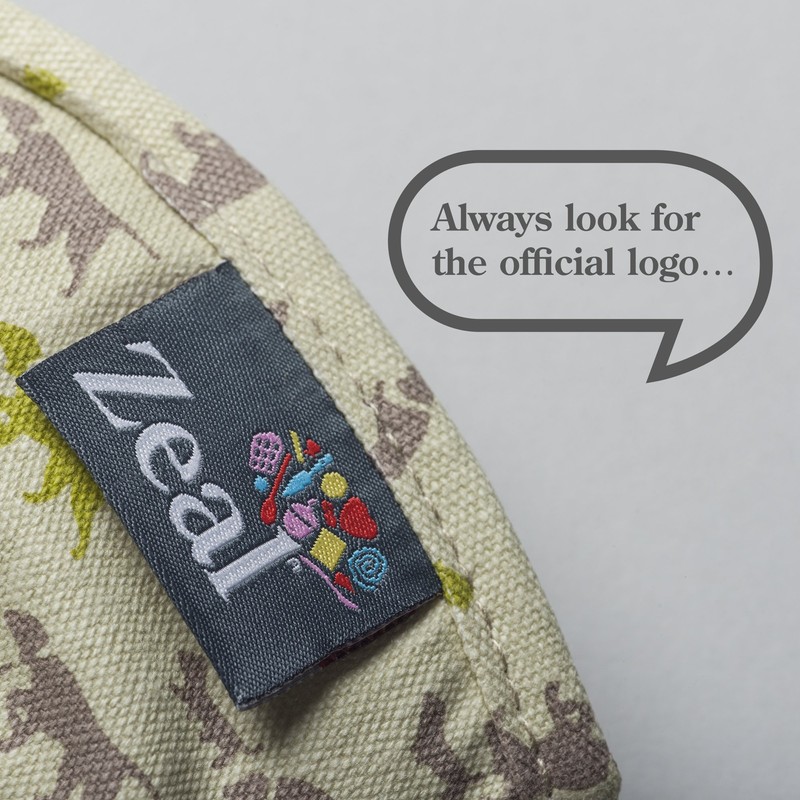 Zeal Mini Mitt/Pot Holder, Dog/Cream, Size S