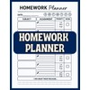 Homework Planner: Undated Daily Assignment Tracker for Students of All