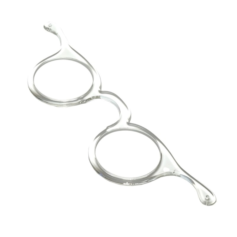 Calabria Clear Crystal Mini Armless Reading Glasses 2.00 Mens Womens