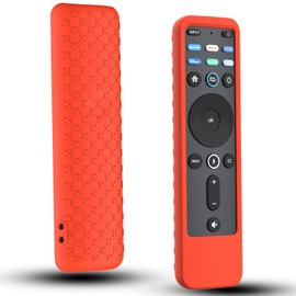 Case for Vizio XRT260 Voice Remote Control 2023/2021, Cover for VIZIO XRT260 Smart TV Remote Silicone Skin Sleeve Red