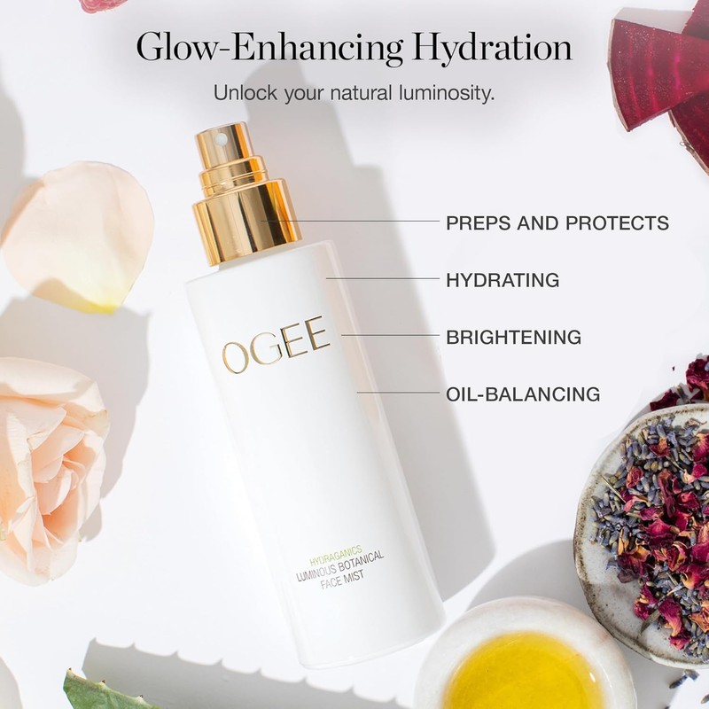Ozzy Rose Botanical Face Mist - Hydrating Organic Vegan Facial