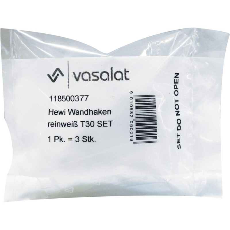 vasalat HEWI Wall Hooks Depth 30 mm Set of 3