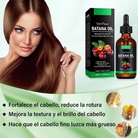 2PCS Aceite De Batana, Aceite De Batana Para El Cabello, Batana Hair Oil, Elimina Las Puntas Divididas, Mejora El Resplandor Y La Nutrición Para Todo Tipo De Cabello, 60ml，2.02 Fl Oz