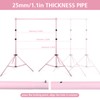 LDGHO Backdrop Stand 10x7ft(WxH) Photo Studio Adjustable Background Stand Support