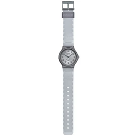 Casio Collection MQ-24 Resin Wristwatch, Clear, clear gray, 1 piece, Newest model