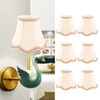 6PCS Fabric Lampshade Wall Lamp Cover Chandelier Lamp Shade for