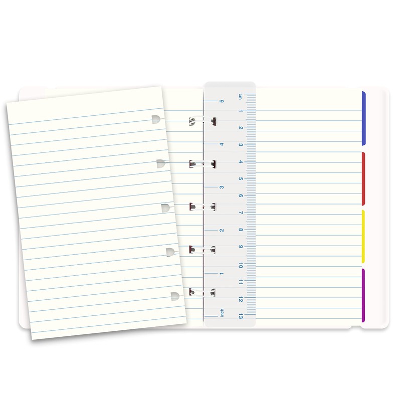 Filofax Impressions Pocket refillable Notebook - Blue/White