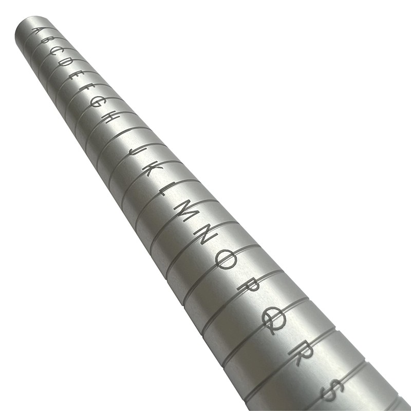 Jewellers Tools A-Z+6 RING FINGER SIZER (BLACK HANDLE) : UK