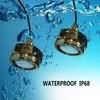 UWDESY 2PC RGB 1/2'' NPT Underwater Boat Drain Plug Light