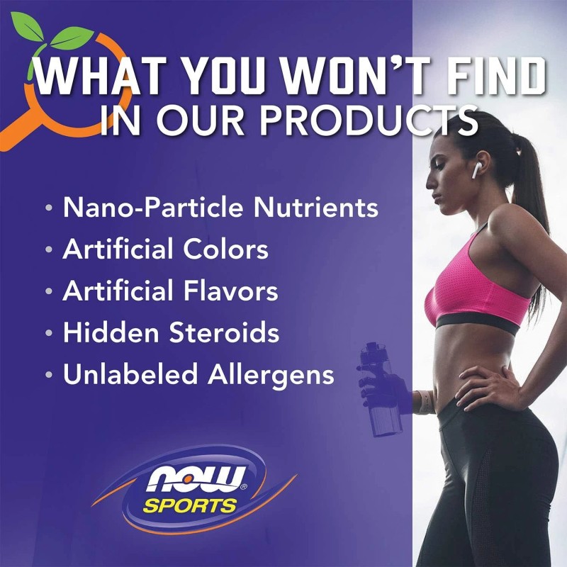 NOW Sports Soy Protein Isolate Unflavored 38 Servings 1 Pack