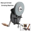 ECUTEE Hand-cranking Knife Sharpener for Hunting, Heavy Duty Knife Sharpener