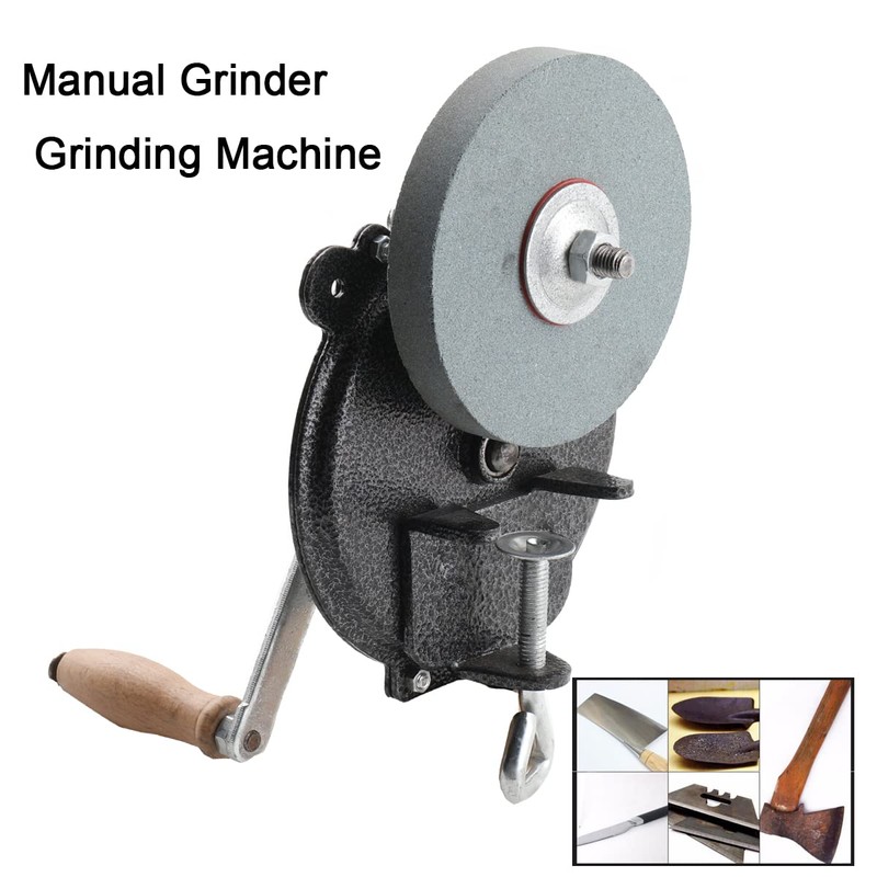 ECUTEE Hand-cranking Knife Sharpener for Hunting, Heavy Duty Knife Sharpener
