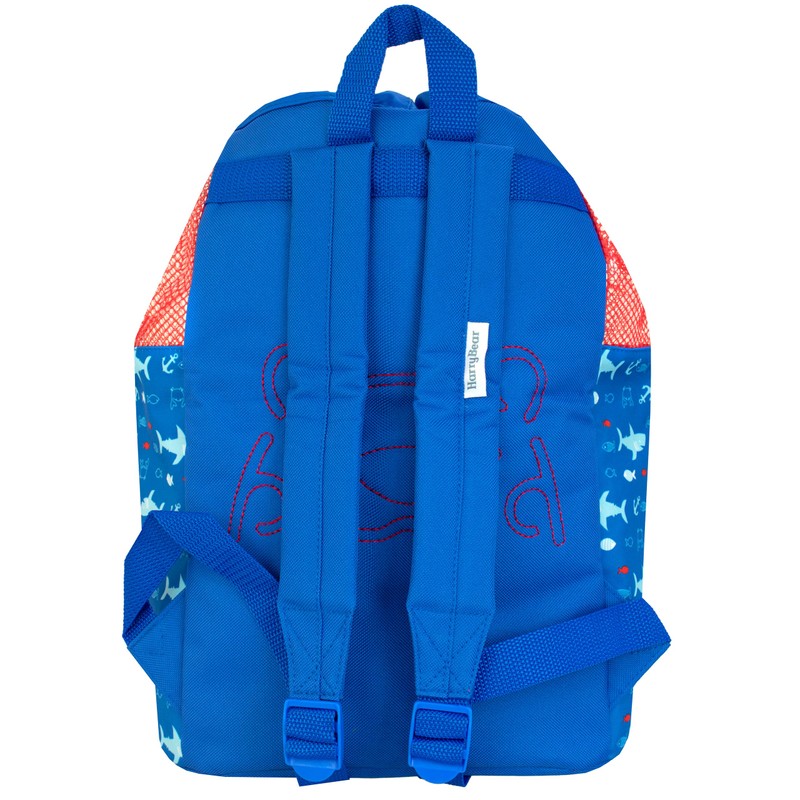 Harry Bear Kids Swim Bag Shark Blue