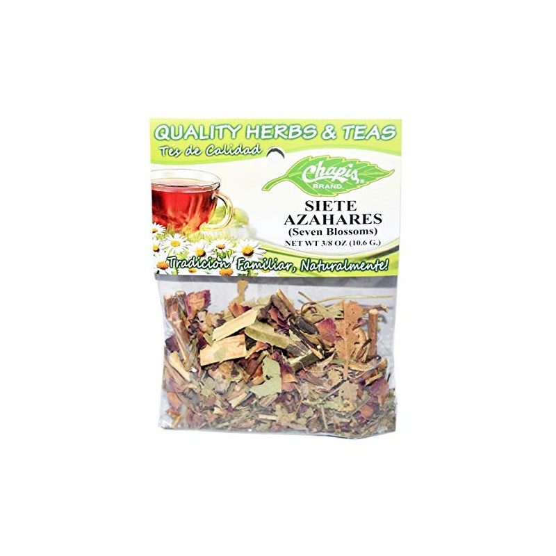 6 PIECES CHAPIS SIETE AZAHARES NATURAL HERBS HIERBAS Net Wt.