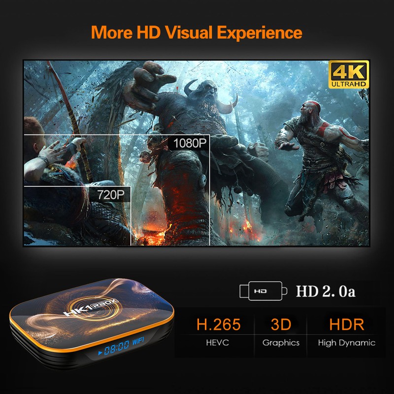HK1 RBOX R1 Smart TV Box Android 11.0 UHD 4K