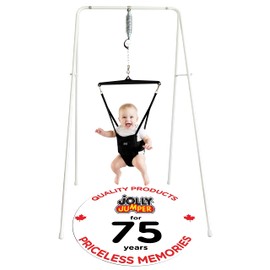 Jolly Jumper *Classic* (Black) - Trusted by Parents, Loved by Babies for Over 75 Years. The Original Baby Exerciser and Your Alternative to Activity Centers and Baby Bouncers.