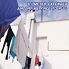 Extendable Washing Line, 5.1 Metre Clothesline, Extendable Wall, Extendable Washing