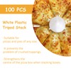 HTBMALL 100 Pack Pizza Saver Stand - White Plastic Tripod