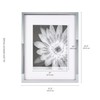 Mikasa Mirror Front with Walnut Sides Portrait Gallery Frame, Displays