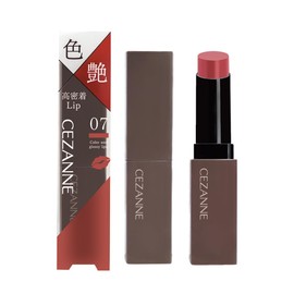 Cezanne Lip Color Shield 07 Sweet Rose, 0.1 oz (3.7 g), Gel Membrane Lip for Beautiful Coloring and Falling