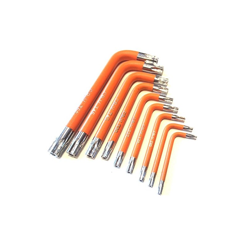 GOBEST GB-0012 Short Torx Security Tamper Proof Key Set 9