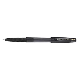Pilot BSGC-10M-BB Oil Based Ballpoint Pen, Super Grip G, Cap Type, 0.04 inch (1.0 mm), Medium Point, Black Axis, 10 Pieces