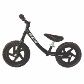 Monzó Bicicleta Sin Pedales Monzó Modelo M Negra, Balance Bike,