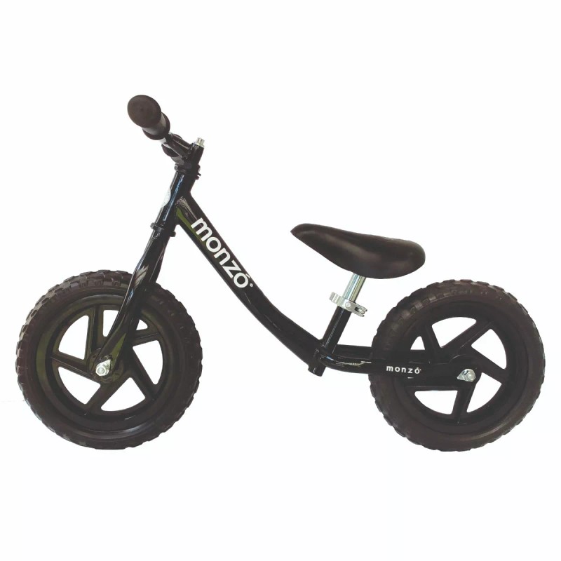 Monzó Bicicleta Sin Pedales Monzó Modelo M Negra, Balance Bike,