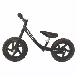 Monzó Bicicleta Sin Pedales Monzó Modelo M Negra, Balance Bike,