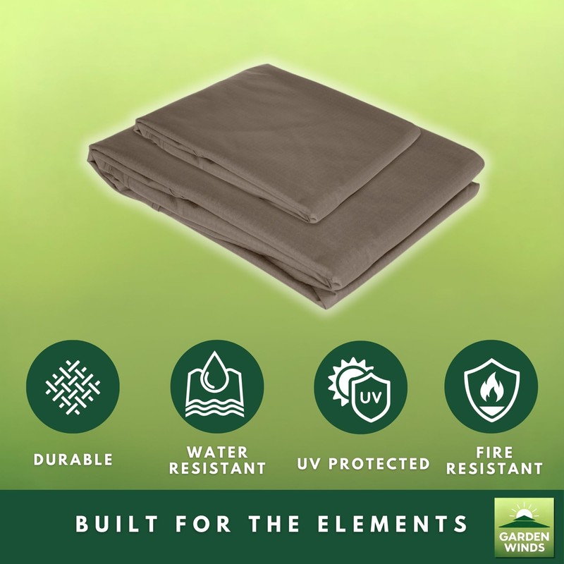 Garden Winds Reinforced RipLock 350 Replacement Canopy Top Cover Compatible