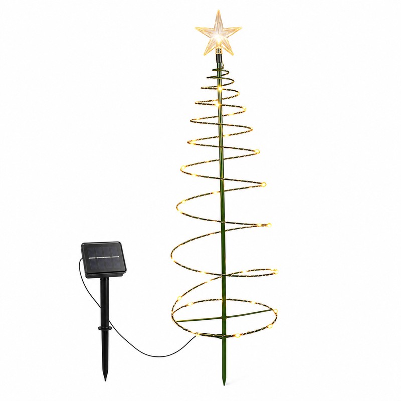 Solar Christmas Tree Light for Outdoor Decor – Waterproof LED
