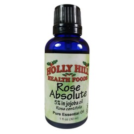 Holly Hill Health Foods Rose Absolute Pure Essential Oil, 1 Fluid Ounce